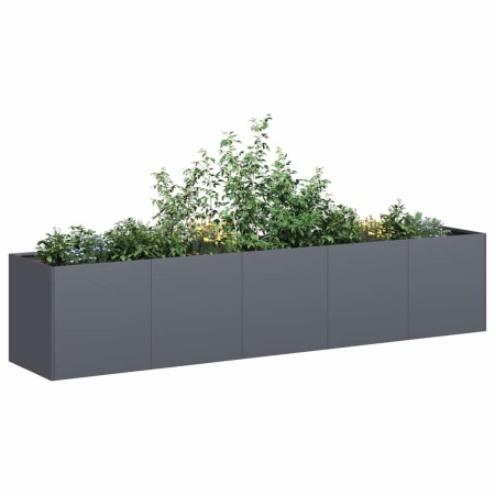 Jardinera de acero laminado en frío antracita 200x40x40 cm by , Pots and planters - Ref: Foro24-860684, Price: 150,79 €, Disc...