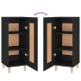 Black plywood sideboard 34.5x34x90 cm by vidaXL, Sideboards - Ref: Foro24-812412, Price: 61,64 €, Discount: %
