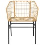 Juego de comedor de jardín 7 pzas ratán PE marrón by , Garden sets - Ref: Foro24-3334595, Price: 447,39 €, Discount: %