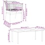 Juego de comedor de jardín 7 pzas ratán PE marrón by , Garden sets - Ref: Foro24-3334595, Price: 447,39 €, Discount: %