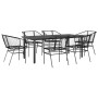 Juego de comedor jardín 7 piezas ratán sintético negro von , Gartensets - Ref: Foro24-3334588, Preis: 449,96 €, Rabatt: %