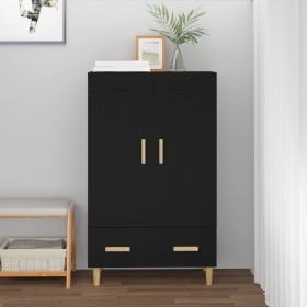 Schwarzes Sideboard aus Holzwerkstoff, 70 x 31 x 115 cm von vidaXL, Sideboards - Ref: Foro24-812565, Preis: 88,97 €, Rabatt: %