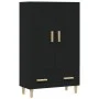 Black engineered wood sideboard 70x31x115 cm by vidaXL, Sideboards - Ref: Foro24-812565, Price: 87,79 €, Discount: %