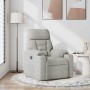 Sillón reclinable tela de microfibra gris claro | Foro24.es | Tu tienda online para hogar, jardín y más Foro24.es