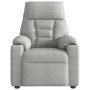 Sillón reclinable tela de microfibra gris claro | Foro24.es | Tu tienda online para hogar, jardín y más Foro24.es