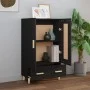 Black engineered wood sideboard 70x31x115 cm by vidaXL, Sideboards - Ref: Foro24-812565, Price: 87,79 €, Discount: %