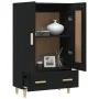 Black engineered wood sideboard 70x31x115 cm by vidaXL, Sideboards - Ref: Foro24-812565, Price: 87,79 €, Discount: %