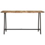 Mesa de comedor madera maciza de mango 140x70x75 cm | Foro24.es | Tu tienda online para hogar, jardín y más Foro24.es