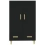 Black engineered wood sideboard 70x31x115 cm by vidaXL, Sideboards - Ref: Foro24-812565, Price: 87,79 €, Discount: %