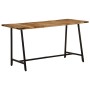 Mesa de comedor madera maciza de mango 140x70x75 cm | Foro24.es | Tu tienda online para hogar, jardín y más Foro24.es