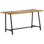 Mesa de comedor madera maciza de mango 140x70x75 cm | Foro24.es | Tu tienda online para hogar, jardín y más Foro24.es