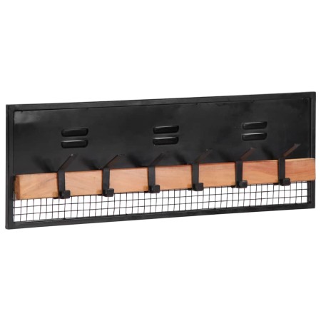 Perchero de pared madera maciza de mango 90x11x30 cm | Foro24.es | Tu tienda online para hogar, jardín y más Foro24.es
