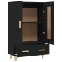 Aparador de madera de ingeniería negro 70x31x115 cm de vidaXL, Aparadores - Ref: Foro24-812565, Precio: 91,67 €, Descuento: %