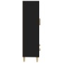 Aparador de madera de ingeniería negro 70x31x115 cm de vidaXL, Aparadores - Ref: Foro24-812565, Precio: 91,67 €, Descuento: %
