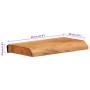 Estantes de pared 2 unidades madera maciza acacia 30x20x3,5 cm | Foro24.es | Tu tienda online para hogar, jardín y más Foro24.es