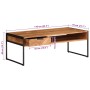 Mesa de centro madera maciza acacia 110x55x40 cm | Foro24.es | Tu tienda online para hogar, jardín y más Foro24.es