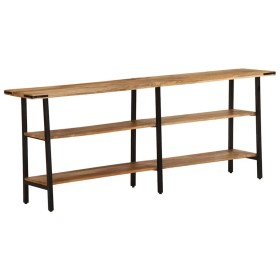 Mesa consola de madera maciza de mango 180x35x70