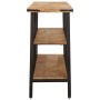 Mesa consola de madera maciza de mango 180x35x70 cm | Foro24.es | Tu tienda online para hogar, jardín y más Foro24.es