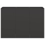 Jardinera de acero laminado en frío negro 120x40x80 cm by , Pots and planters - Ref: Foro24-860717, Price: 182,37 €, Discount: %