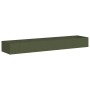 Jardinera acero verde oliva 360x80x40 cm | Foro24.es | Tu tienda online para hogar, jardín y más Foro24.es