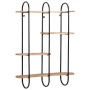 Estante de pared madera maciza de mango 90x20x116,5 cm by , Shelves and shelves - Ref: Foro24-373635, Price: 148,65 €, Discou...