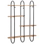 Estante de pared madera maciza de mango 90x20x116,5 cm by , Shelves and shelves - Ref: Foro24-373635, Price: 148,65 €, Discou...