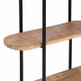 Estante de pared madera maciza de mango 90x20x116,5 cm by , Shelves and shelves - Ref: Foro24-373635, Price: 148,65 €, Discou...