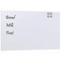 Pizarra magnética de pared vidrio templado blanco 100x60 cm | Foro24.es | Tu tienda online para hogar, jardín y más Foro24.es