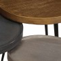 Mesas de centro 3 uds madera contrachapada multicolor | Foro24.es | Tu tienda online para hogar, jardín y más Foro24.es