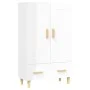 Hochglanzweißes Sperrholz-Sideboard, 70 x 31 x 115 cm von vidaXL, Sideboards - Ref: Foro24-812570, Preis: 85,95 €, Rabatt: %