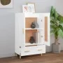 Hochglanzweißes Sperrholz-Sideboard, 70 x 31 x 115 cm von vidaXL, Sideboards - Ref: Foro24-812570, Preis: 85,95 €, Rabatt: %