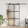 Puerta corredera herrajes negro 102,5x205 cm vidrio templado | Foro24.es | Tu tienda online para hogar, jardín y más Foro24.es