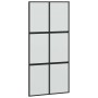 Puerta corredera herrajes negro 102,5x205 cm vidrio templado | Foro24.es | Tu tienda online para hogar, jardín y más Foro24.es