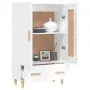 Hochglanzweißes Sperrholz-Sideboard, 70 x 31 x 115 cm von vidaXL, Sideboards - Ref: Foro24-812570, Preis: 85,95 €, Rabatt: %