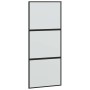 Puerta corredera con herrajes negro 90x205 cm vidrio templado | Foro24.es | Tu tienda online para hogar, jardín y más Foro24.es