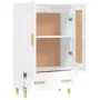 Hochglanzweißes Sperrholz-Sideboard, 70 x 31 x 115 cm von vidaXL, Sideboards - Ref: Foro24-812570, Preis: 85,95 €, Rabatt: %