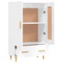 Hochglanzweißes Sperrholz-Sideboard, 70 x 31 x 115 cm von vidaXL, Sideboards - Ref: Foro24-812570, Preis: 85,95 €, Rabatt: %