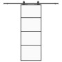 Puerta corredera con juego herrajes negro 76x205 cm ESG vidrio von , Türen - Ref: Foro24-3375856, Preis: 199,72 €, Rabatt: %