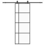 Puerta corredera con juego herrajes negro 76x205 cm ESG vidrio | Foro24.es | Tu tienda online para hogar, jardín y más Foro24.es