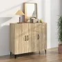 Sonoma Oak Engineered Wood Sideboard 90x34x80 cm by vidaXL, Sideboards - Ref: Foro24-812504, Price: 98,98 €, Discount: %