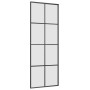 Puerta corredera con juego herrajes negro 76x205 cm ESG vidrio by , Doors - Ref: Foro24-3375863, Price: 248,35 €, Discount: %