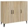 Sonoma Oak Engineered Wood Sideboard 90x34x80 cm by vidaXL, Sideboards - Ref: Foro24-812504, Price: 98,98 €, Discount: %