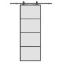 Puerta corredera con juego herrajes negro 76x205 cm ESG vidrio by , Doors - Ref: Foro24-3375907, Price: 204,57 €, Discount: %
