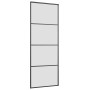 Puerta corredera con juego herrajes negro 76x205 cm ESG vidrio by , Doors - Ref: Foro24-3375907, Price: 204,57 €, Discount: %
