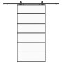 Puerta corredera con herrajes negro 102x205 cm ESG vidrio by , Doors - Ref: Foro24-3375849, Price: 243,13 €, Discount: %