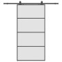 Puerta corredera set herrajes negra 102,5x205 cm ESG vidrio by , Doors - Ref: Foro24-3375861, Price: 298,42 €, Discount: %