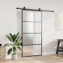 Puerta corredera set herrajes negra 102,5x205 cm ESG vidrio by , Doors - Ref: Foro24-3375861, Price: 298,42 €, Discount: %