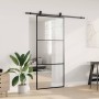 Puerta corredera con set herrajes negro 90x205 cm vidrio ESG von , Türen - Ref: Foro24-3375842, Preis: 247,17 €, Rabatt: %