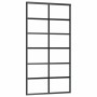 Puerta corredera con herrajes negro 102x205 cm ESG vidrio by , Doors - Ref: Foro24-3375932, Price: 235,61 €, Discount: %
