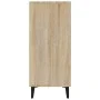 Sonoma Oak Engineered Wood Sideboard 90x34x80 cm by vidaXL, Sideboards - Ref: Foro24-812504, Price: 98,98 €, Discount: %